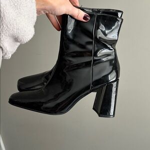 Steve Madden Black Heeled Boots